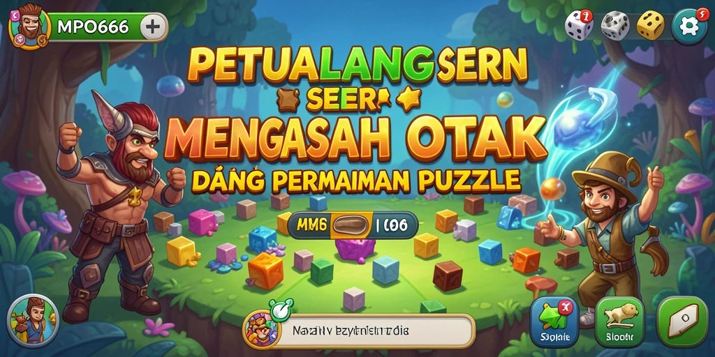 Tampilan gameplay seru teka-teki yang menantang di MPO666.