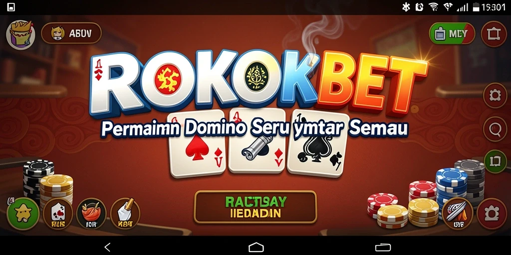 Tampilan gameplay ROKOKBET yang menarik dan interaktif.