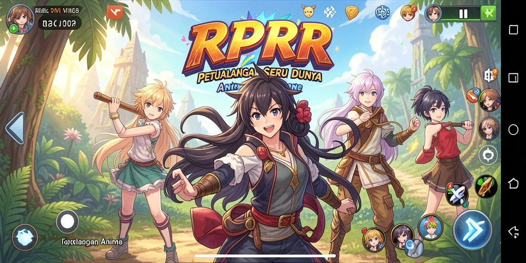 Menampilkan gameplay menarik RPRR di dunia anime.