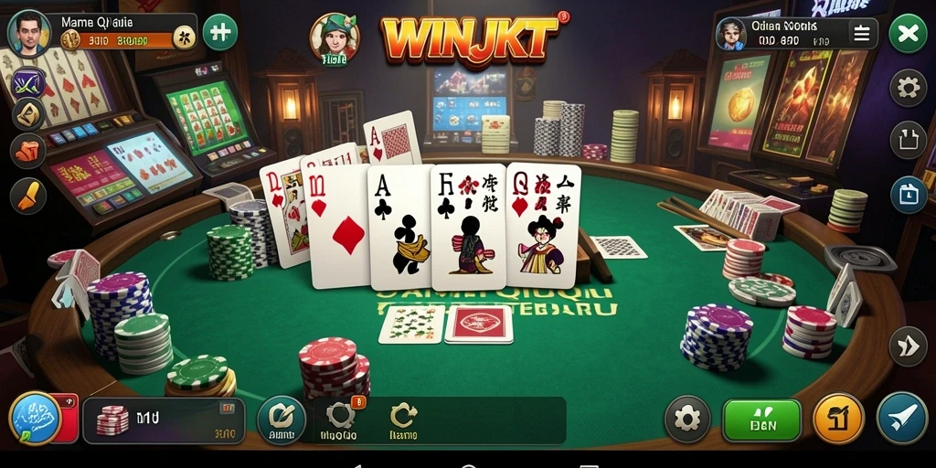 Screenshot gameplay QiuQiu yang seru di WINJKT.