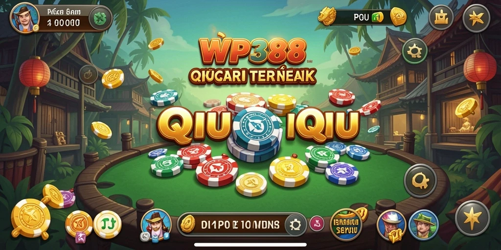 Tampilan gameplay WP888 yang mendebarkan dalam permainan QiuQiu.